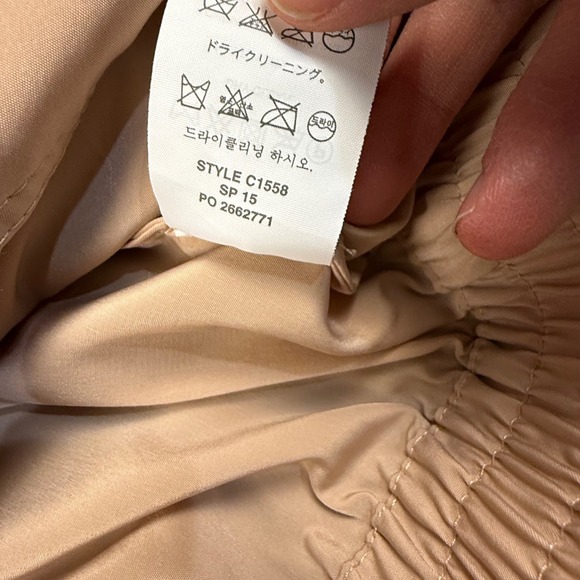 J. Crew Women's Lightweight Utility Bomber Jacket Zip Front Thin Silky M Neutral - Picture 7 of 12